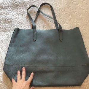 J. Crew work leather work bag